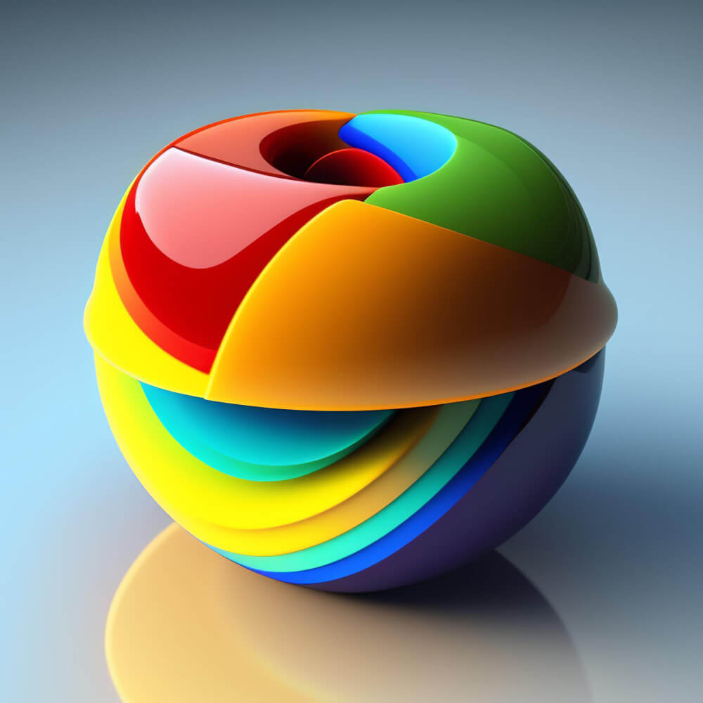 Chromo 3D logo