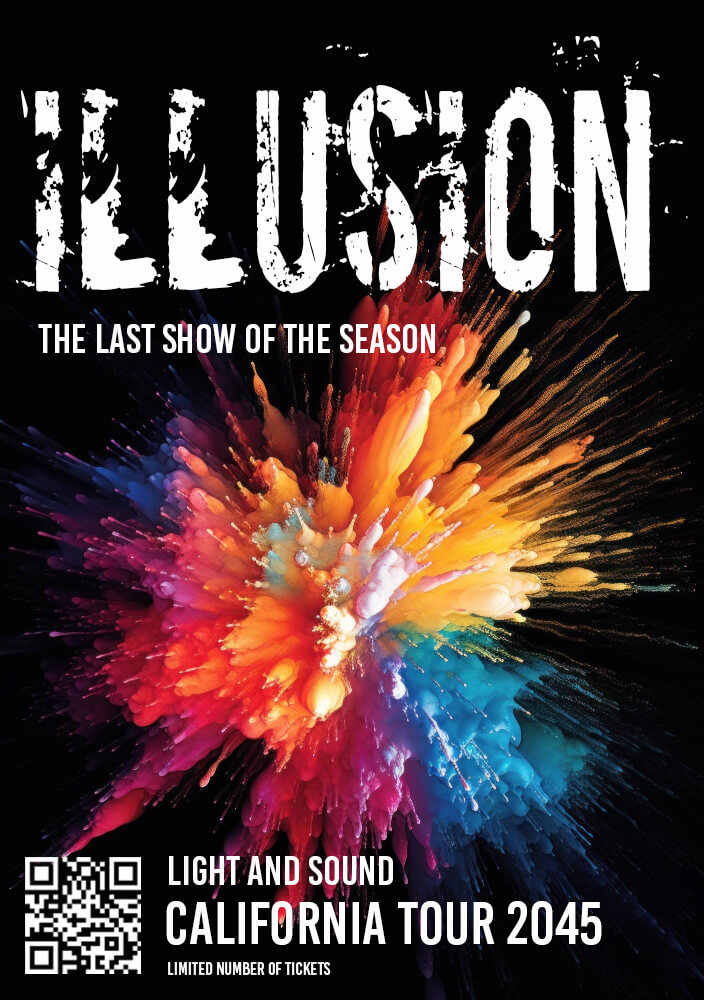 Poster of the Illusion light and sound show