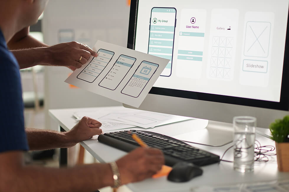 team working interface design